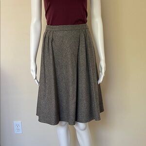 Vanessa Bruno Charcoal A-Line Skirt